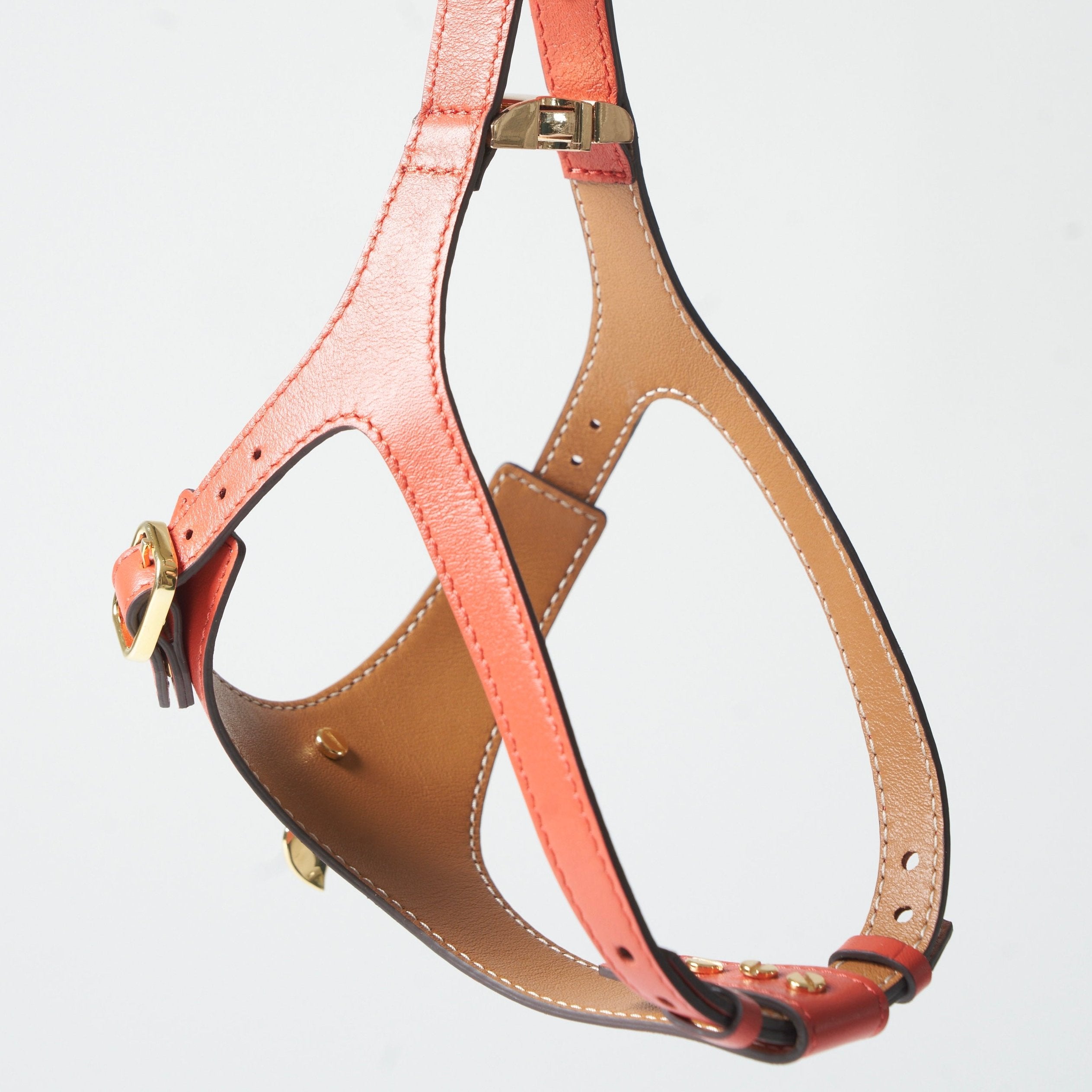 Soft Leather Harness - Corallo