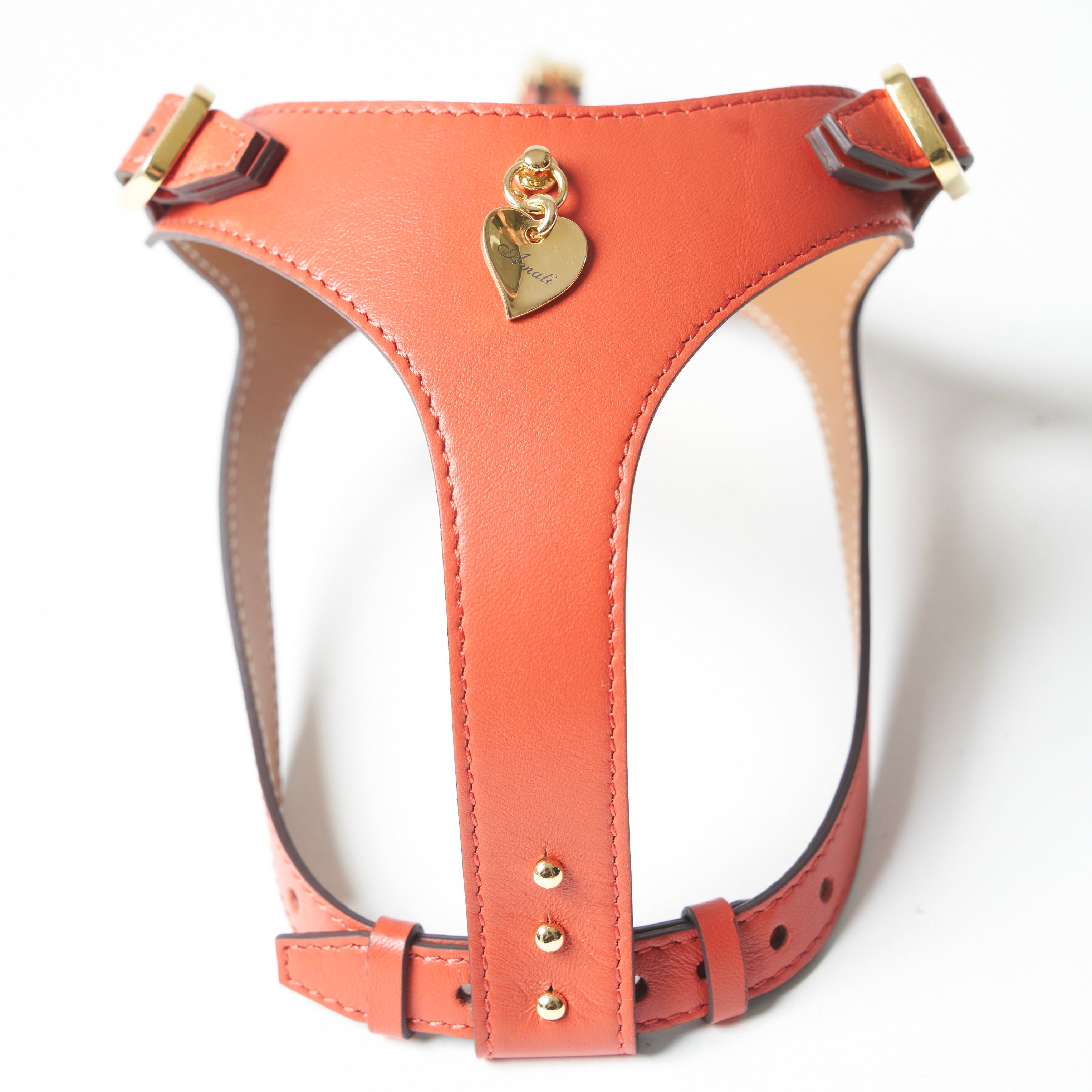 Soft Leather Harness - Corallo