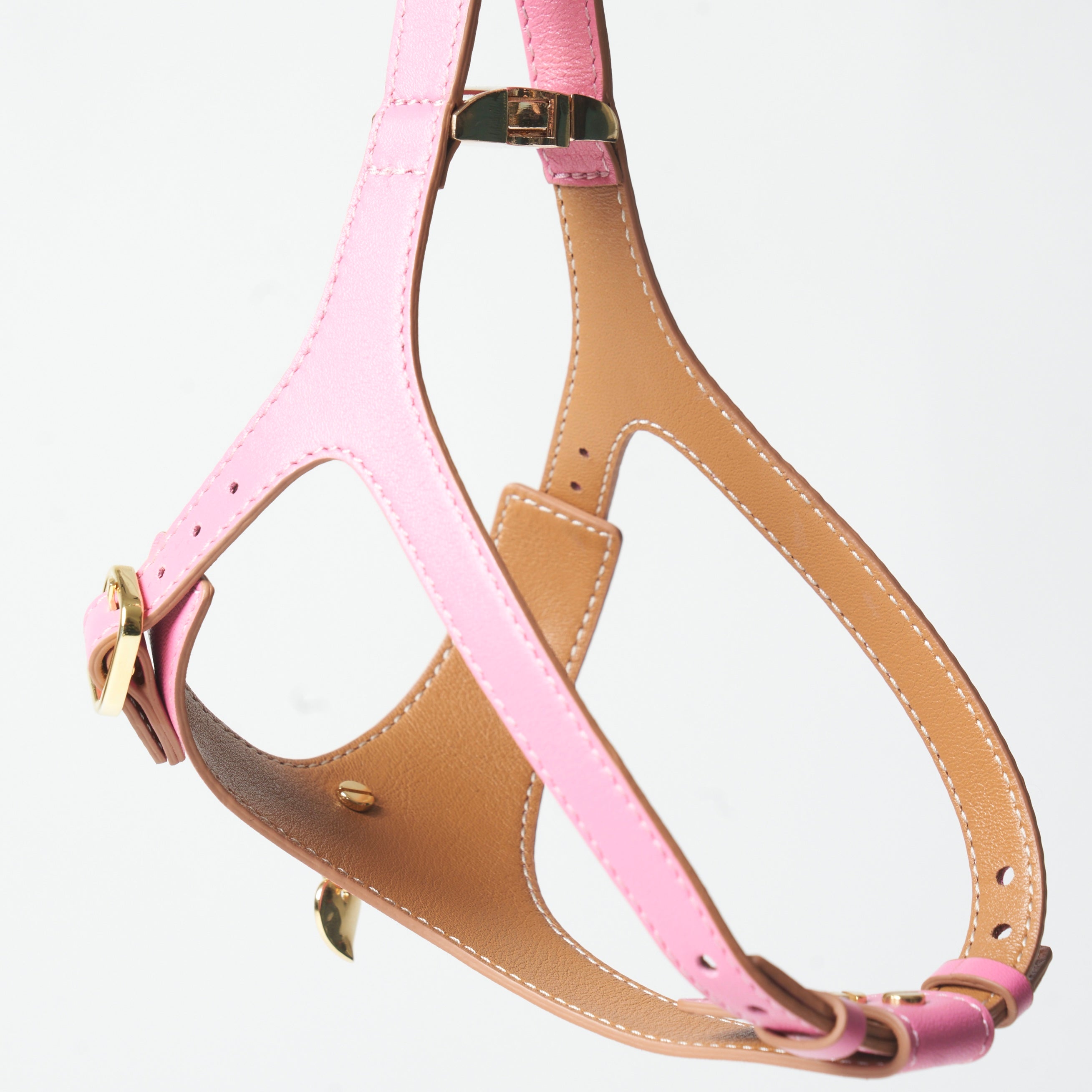 Soft Leather Harness - Rosa