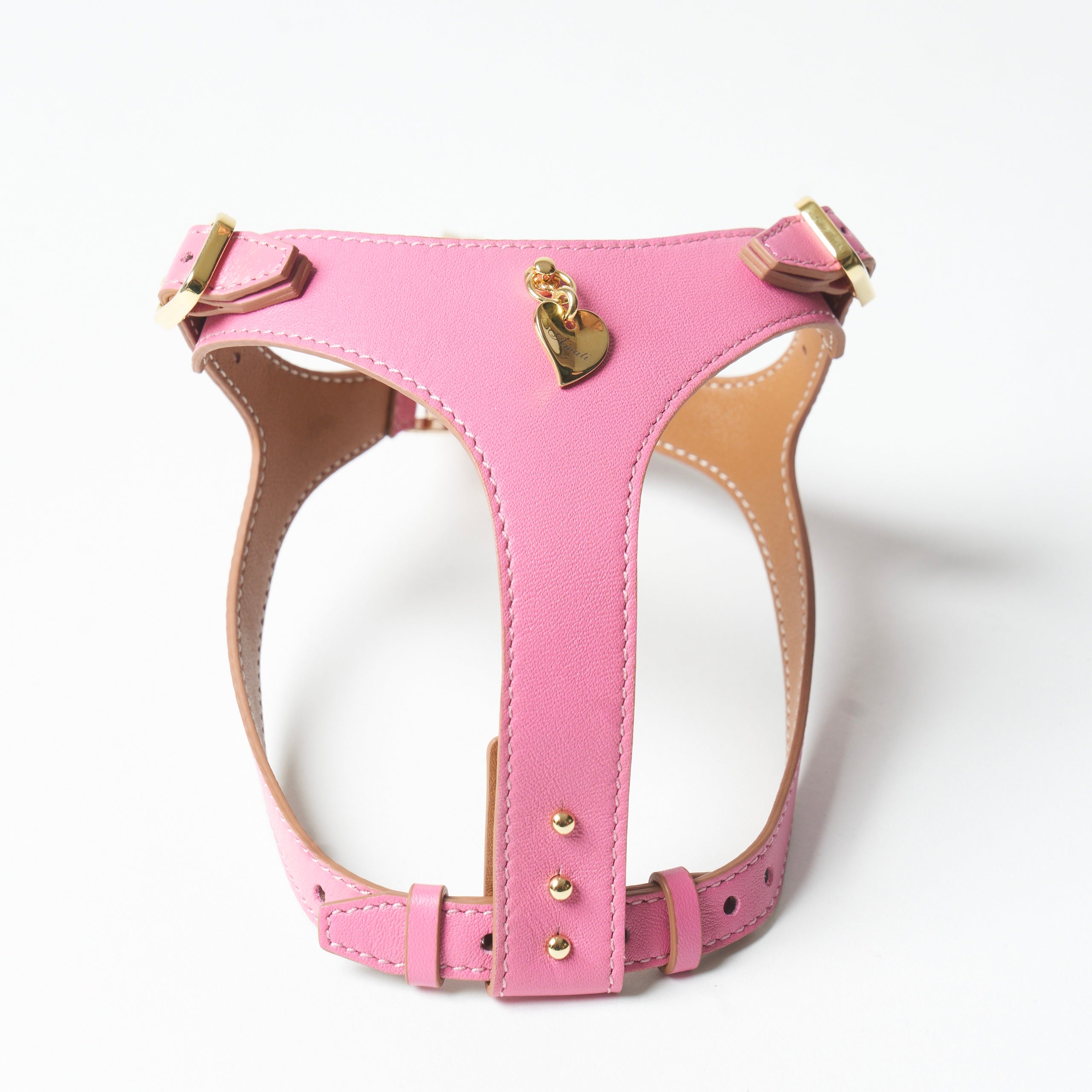 Soft Leather Harness - Rosa