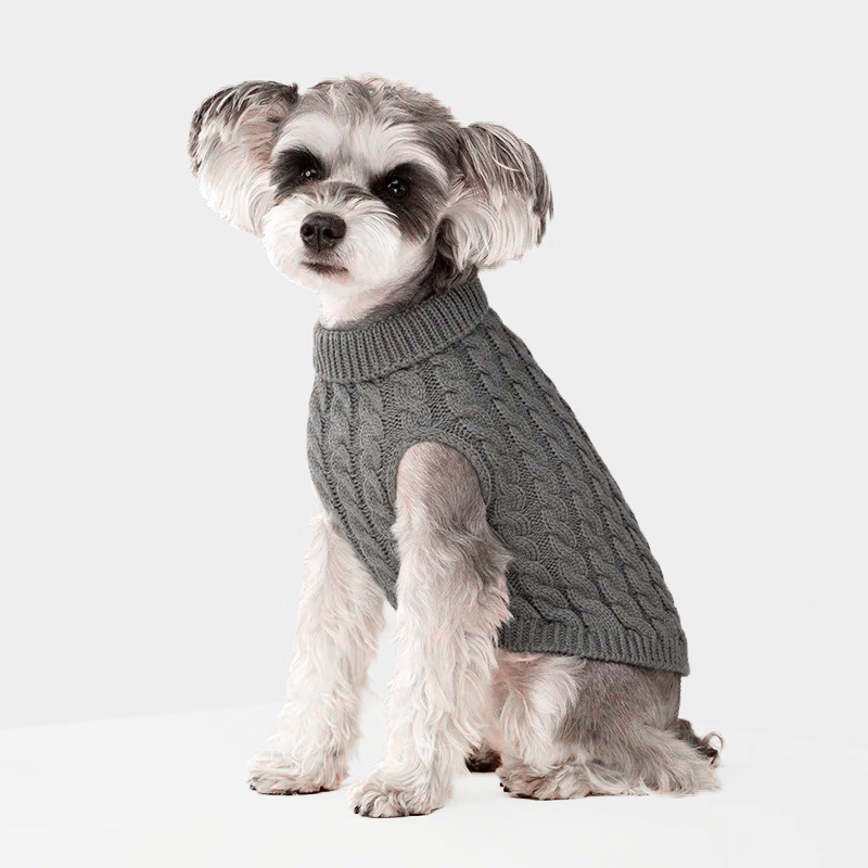 Soft Knitted Sweater - Grey