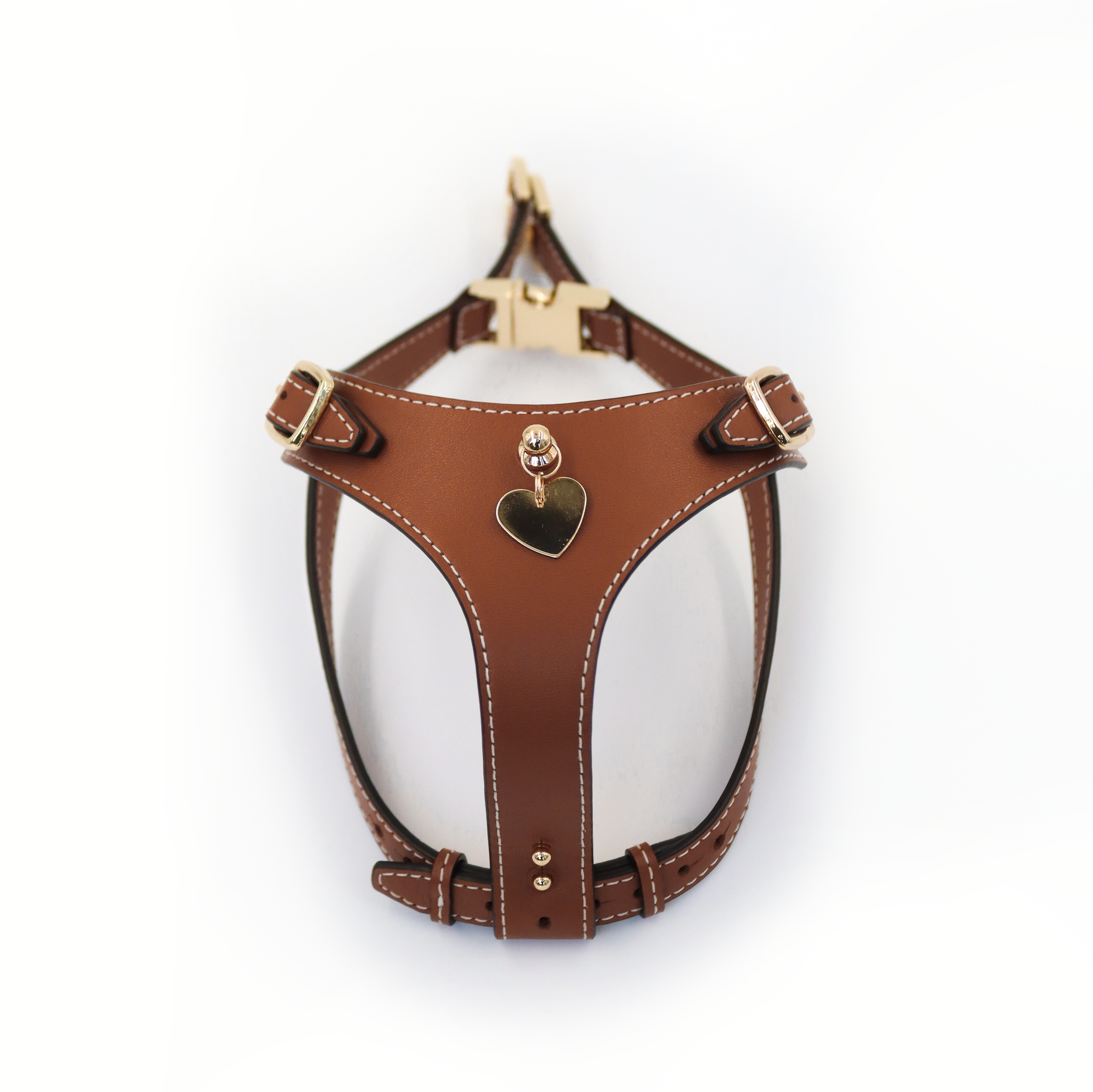Soft Leather Harness - Marrone