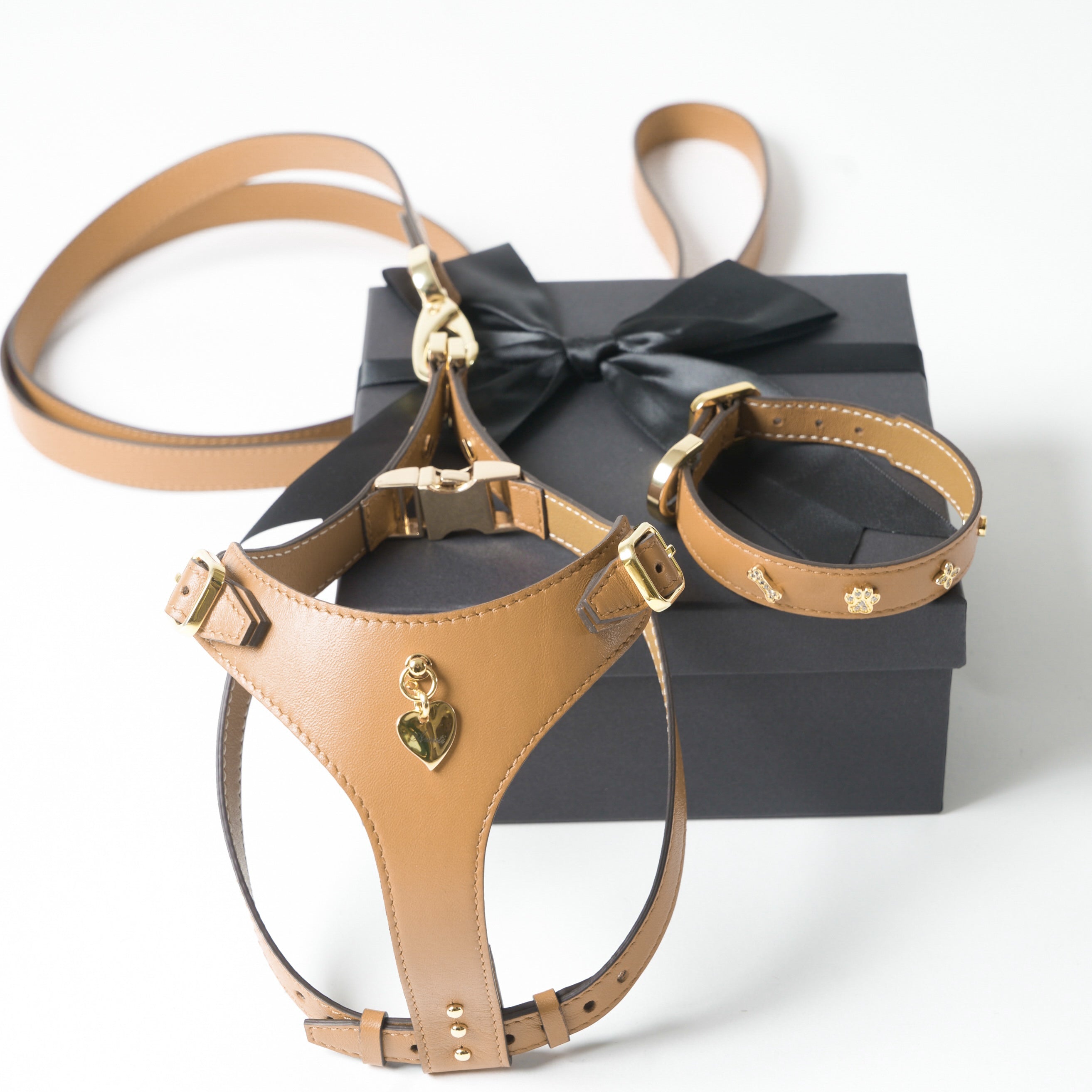 Soft Leather Harness - Cappuccino