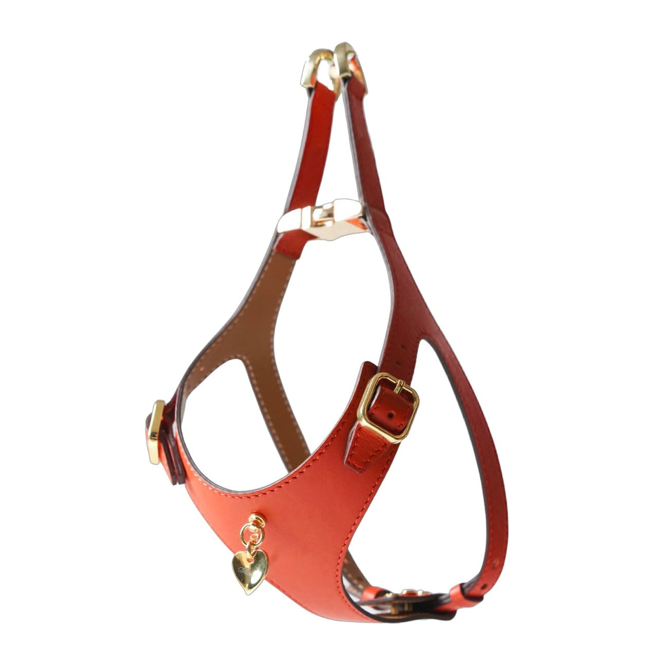 Soft Leather Harness - Corallo