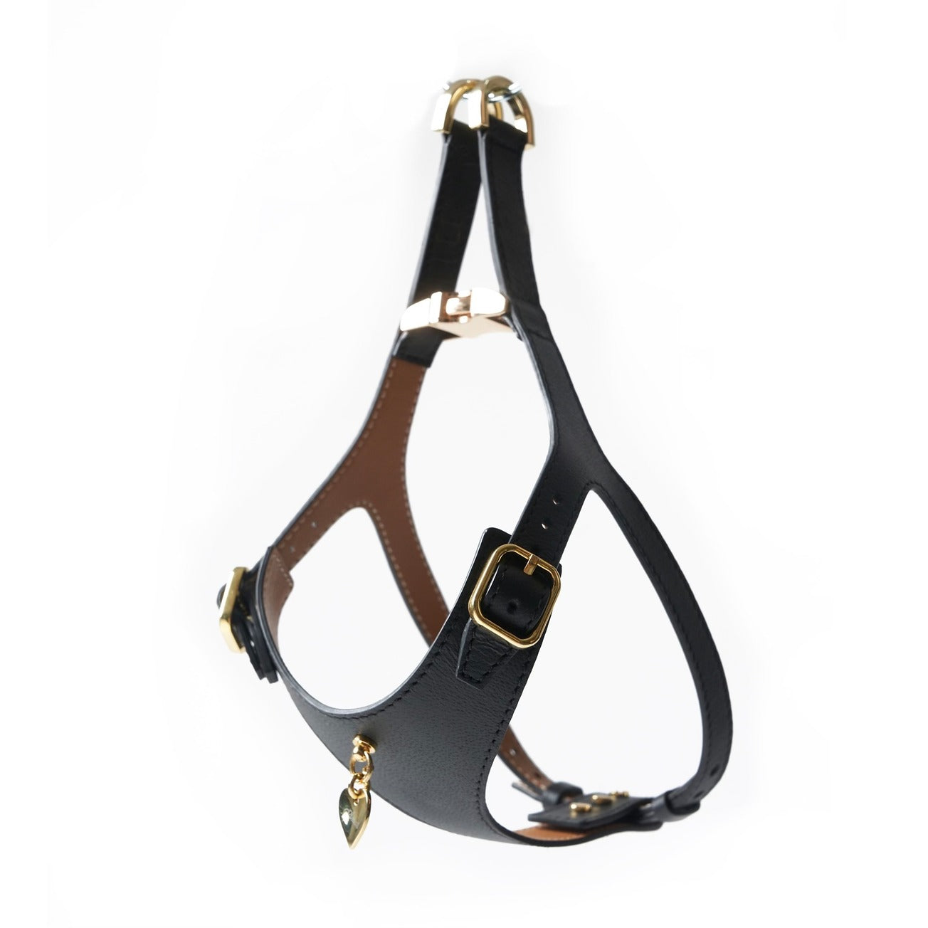 Soft Leather Harness - Nero
