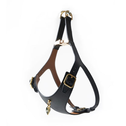 Soft Leather Harness - Nero