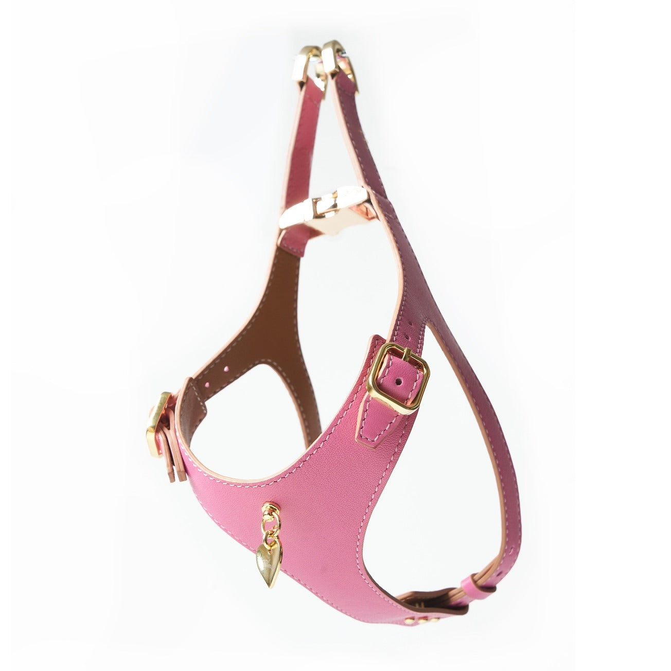 Soft Leather Harness - Rosa