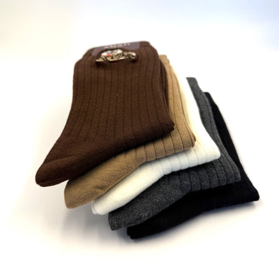Pomeranian Cotton Socks - Multicolor Pack