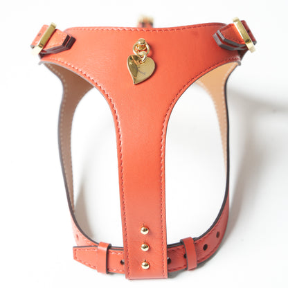 Soft Leather Harness - Corallo