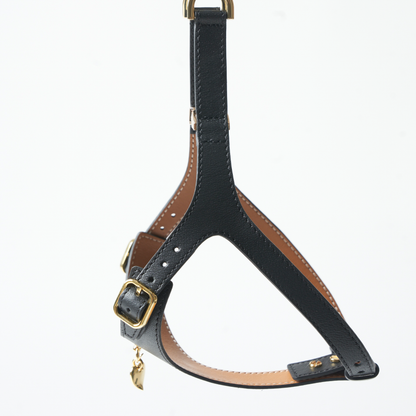 Soft Leather Harness - Nero
