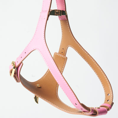 Soft Leather Harness - Rosa