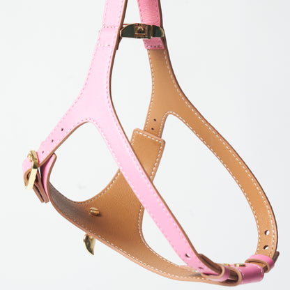 Soft Leather Harness - Rosa