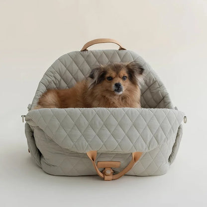 Dog Car Seat & Carrier - Gray