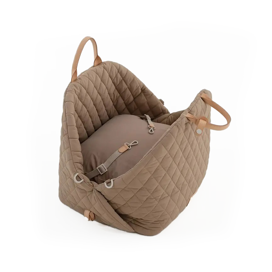 Dog Car Seat & Carrier - Brown