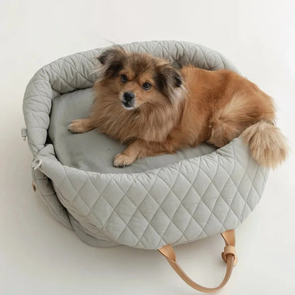 Dog Car Seat & Carrier - Gray