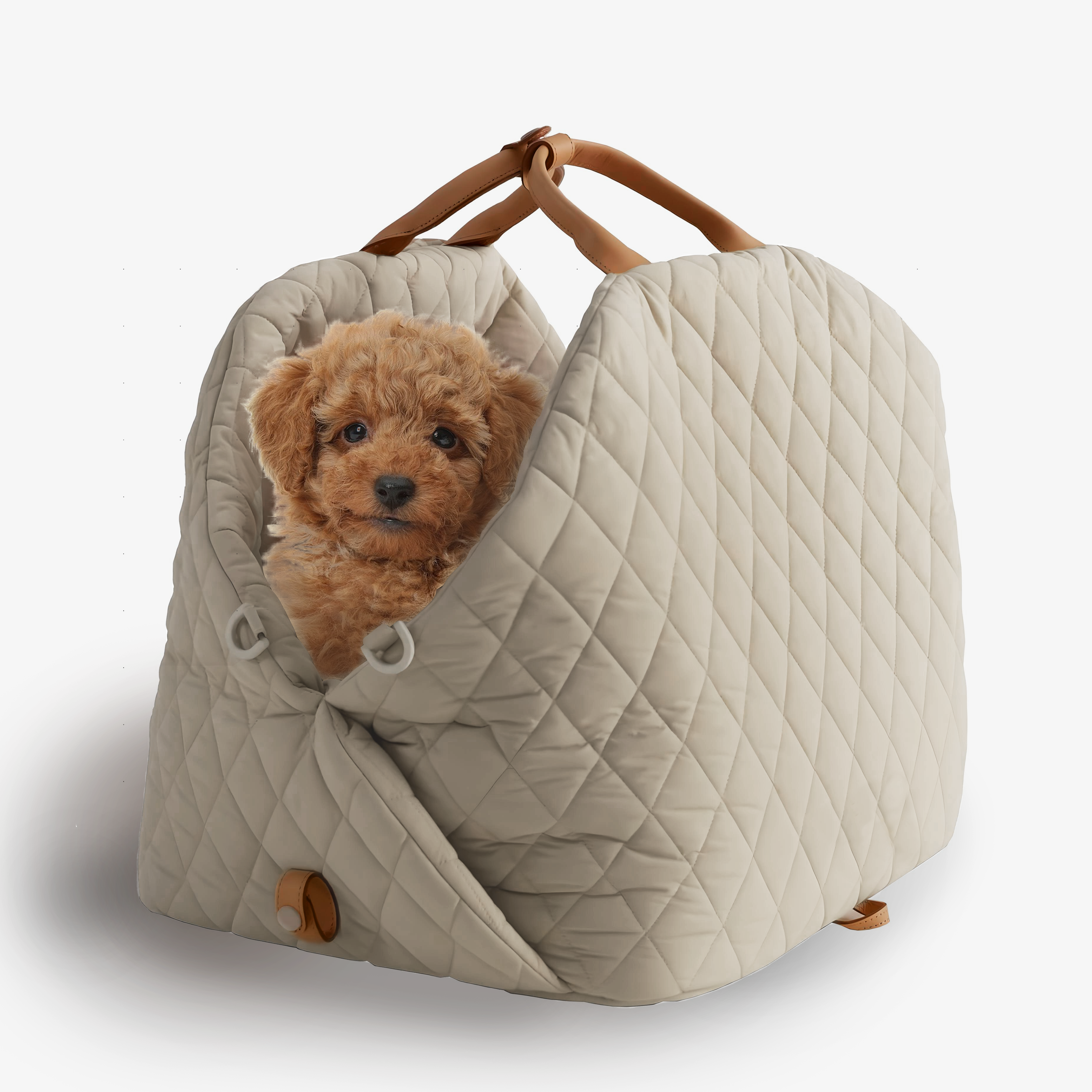 Dog Car Seat & Carrier - Ivory